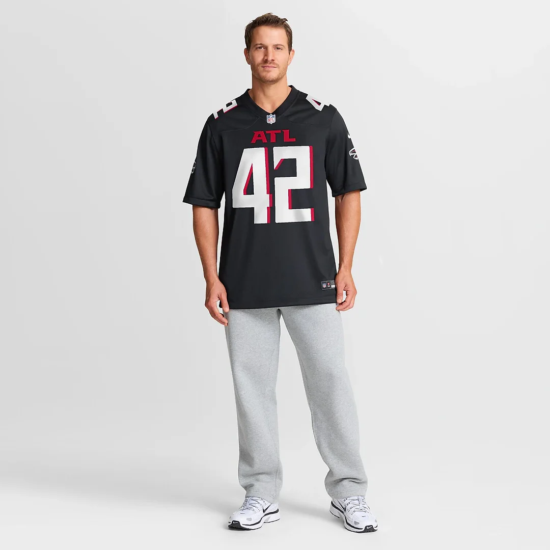 Zennovawear Josh Woods Atlanta Falcons Team Game Jersey - Black