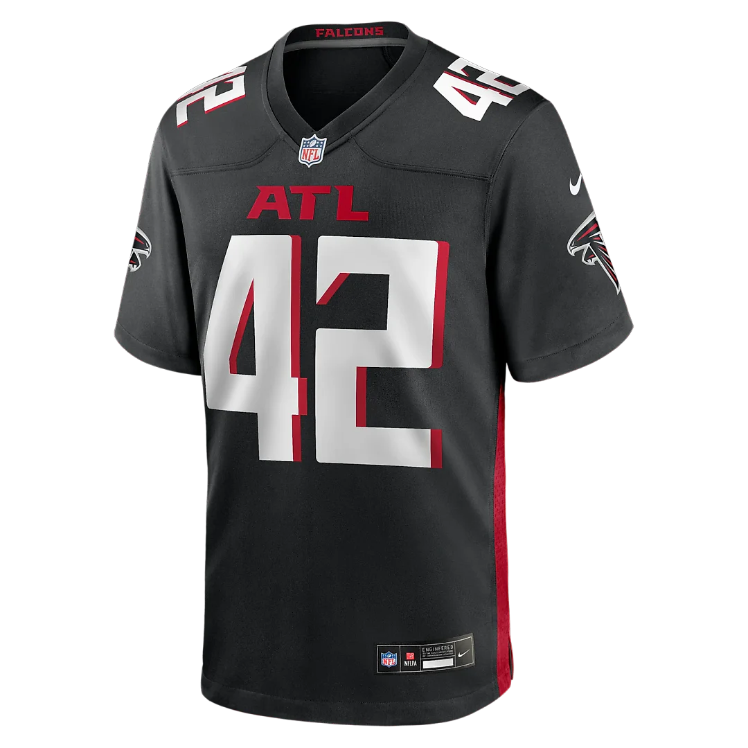 Zennovawear Josh Woods Atlanta Falcons Team Game Jersey - Black