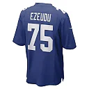 Zennovawear Joshua Ezeudu New York Giants Game Player Jersey - Royal