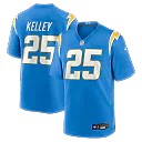 Zennovawear Joshua Kelley Los Angeles Chargers Game Jersey - Powder Blue