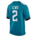 Zennovawear Jourdan Lewis Jacksonville Jaguars Team Game Jersey - Teal