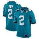 Zennovawear Jourdan Lewis Jacksonville Jaguars Team Game Jersey - Teal