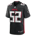 Zennovawear Jovaughn Gwyn Atlanta Falcons Team Game Jersey - Black
