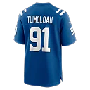 Zennovawear JT Tuimoloau Indianapolis Colts Team Game Jersey - Royal