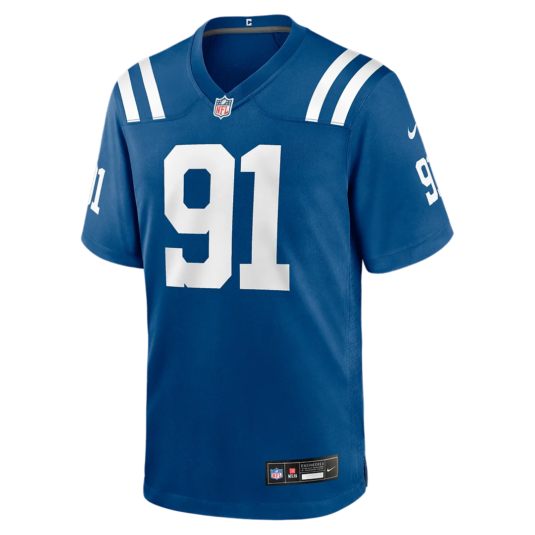 Zennovawear JT Tuimoloau Indianapolis Colts Team Game Jersey - Royal
