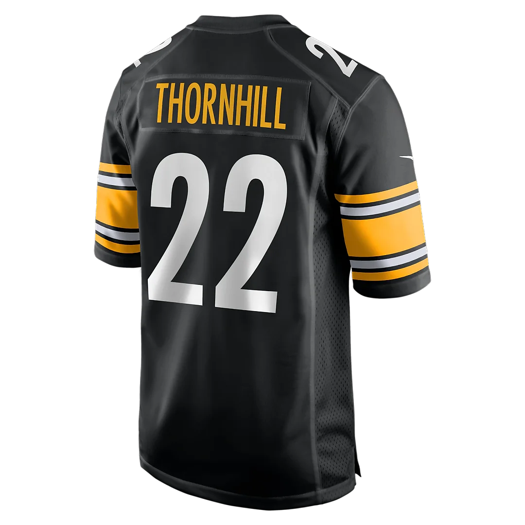 Zennovawear Juan Thornhill Pittsburgh Steelers Team Game Jersey - Black