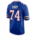Zennovawear Jude Bowry Buffalo Bills Team Game Jersey - Royal
