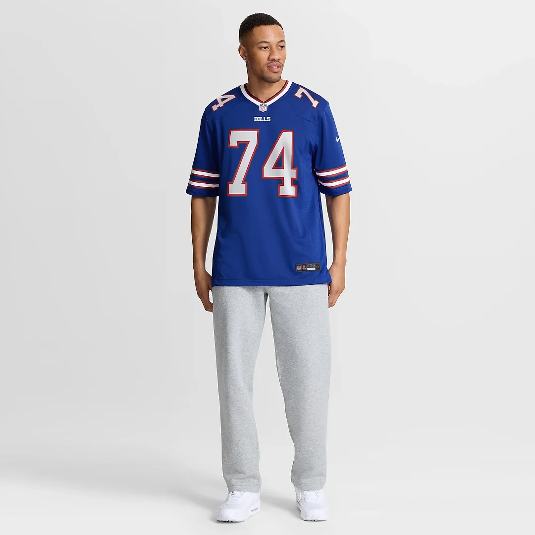 Zennovawear Jude Bowry Buffalo Bills Team Game Jersey - Royal