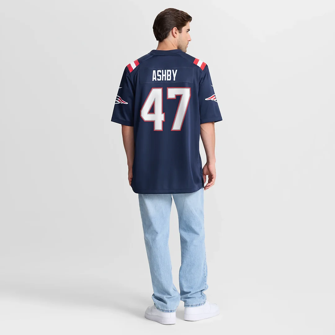 Zennovawear Julian Ashby New England Patriots Team Game Jersey - Navy