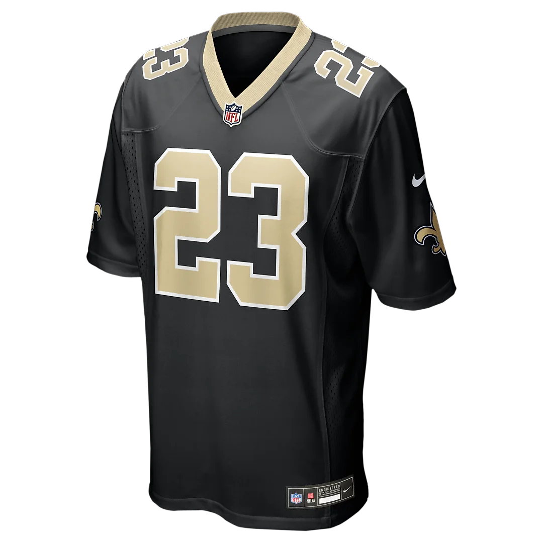 Zennovawear Julian Blackmon New Orleans Saints Team Game Jersey - Black
