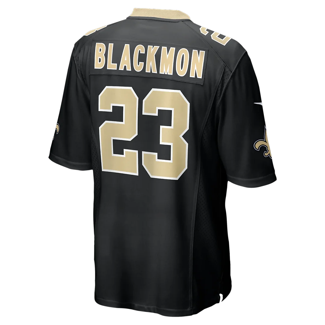 Zennovawear Julian Blackmon New Orleans Saints Team Game Jersey - Black
