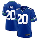Zennovawear Julian Love Seattle Seahawks Alternate Game Jersey - Royal