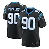 Zennovawear Julius Peppers Carolina Panthers Retired Player Game Jersey - Black