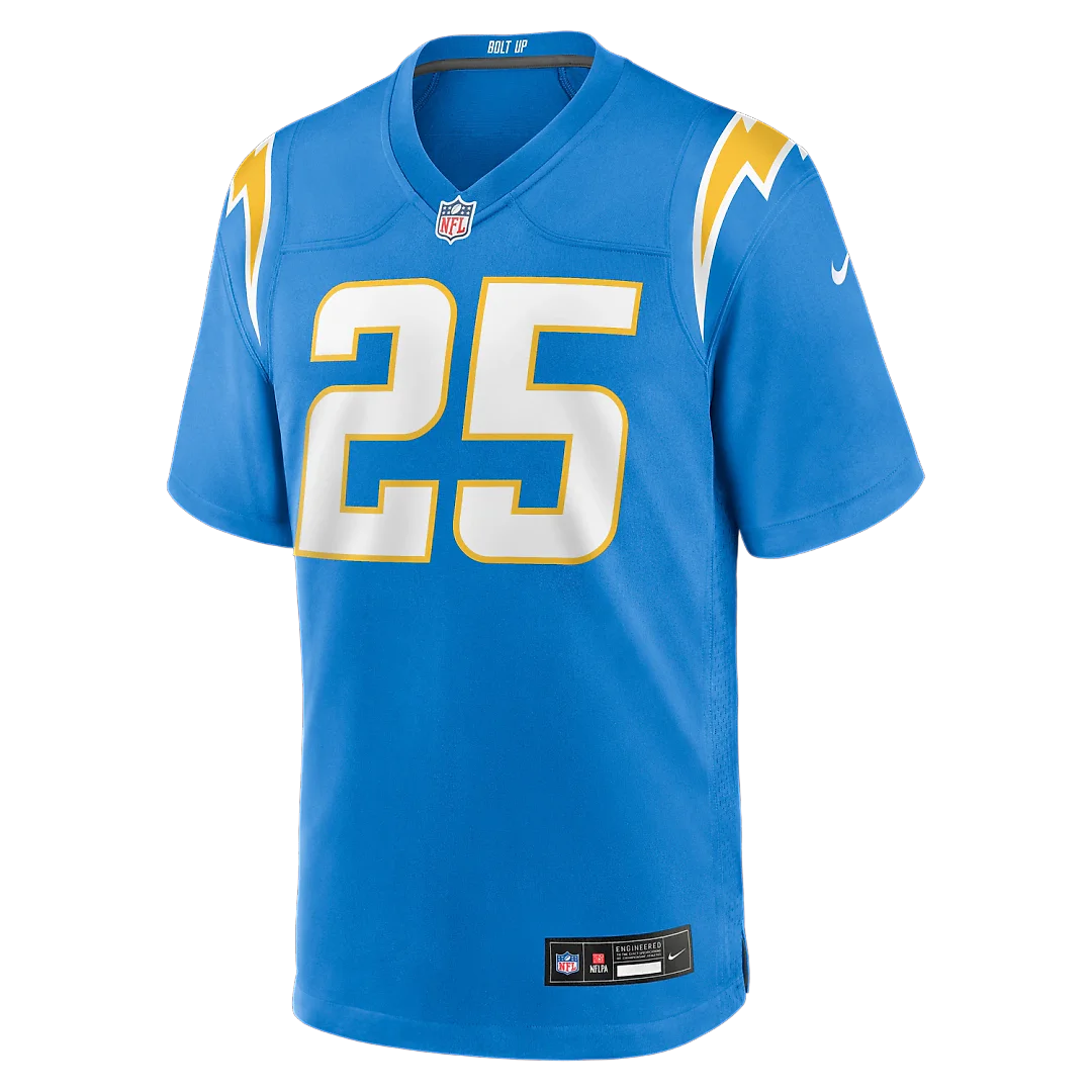 Zennovawear Junior Colson Los Angeles Chargers Team Game Jersey - Powder Blue