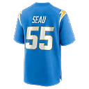 Zennovawear Junior Seau Los Angeles Chargers Game Retired Player Jersey - Powder Blue