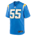 Zennovawear Junior Seau Los Angeles Chargers Game Retired Player Jersey - Powder Blue