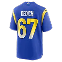 Zennovawear Justin Dedich Los Angeles Rams Game Jersey - Royal