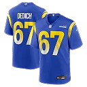 Zennovawear Justin Dedich Los Angeles Rams Game Jersey - Royal