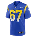 Zennovawear Justin Dedich Los Angeles Rams Game Jersey - Royal