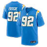 Zennovawear Justin Eboigbe Los Angeles Chargers Team Game Jersey - Powder Blue