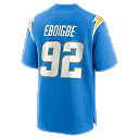 Zennovawear Justin Eboigbe Los Angeles Chargers Team Game Jersey - Powder Blue