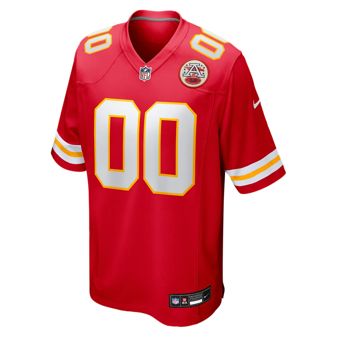 Zennovawear Justin Fields Kansas City Chiefs Game Jersey - Red