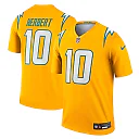 Zennovawear Justin Herbert Los Angeles Chargers Alternate Charger Power Legend Player Performance Top - Gold