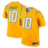 Zennovawear Justin Herbert Los Angeles Chargers Alternate Charger Power Legend Player Performance Top - Gold