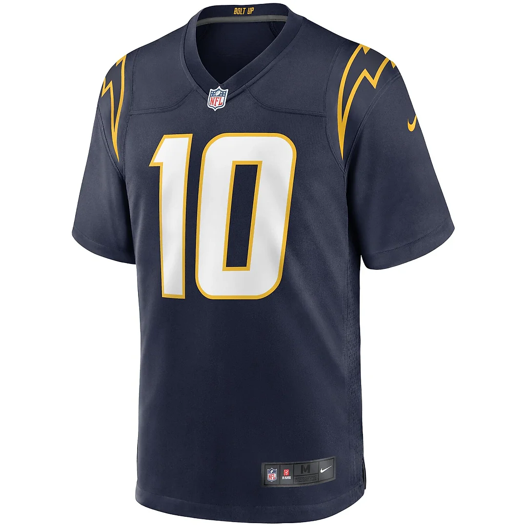 Zennovawear Justin Herbert Los Angeles Chargers Alternate Game Jersey - Navy