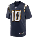 Zennovawear Justin Herbert Los Angeles Chargers Alternate Super Chargers Game Player Jersey - Navy