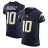 Zennovawear Justin Herbert Los Angeles Chargers Alternate Vapor FUSE. Elite Jersey - Navy