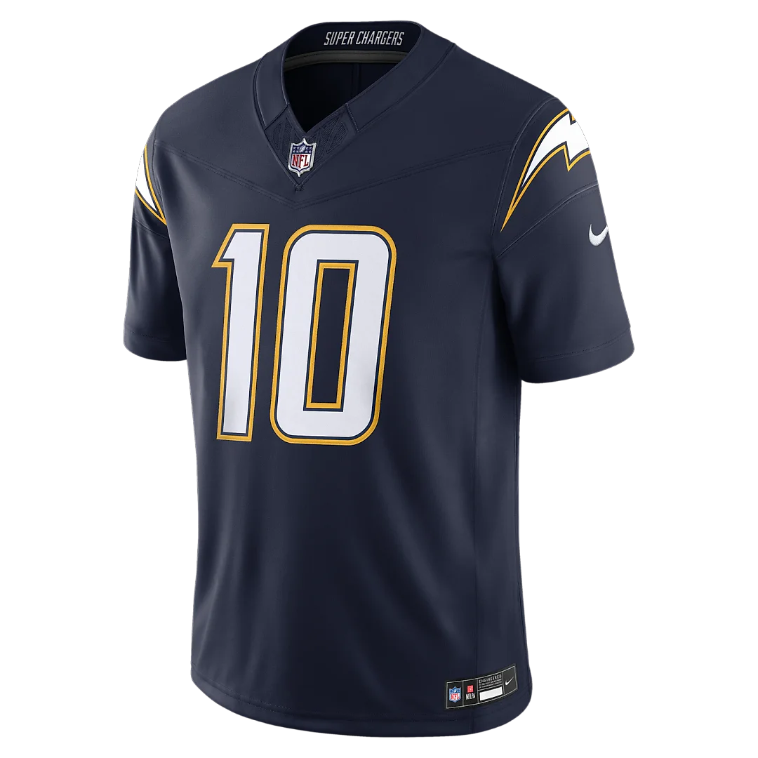 Zennovawear Justin Herbert Los Angeles Chargers Alternate Super Chargers Vapor FUSE. Stitched Limited Jersey - Navy