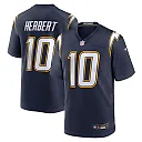 Zennovawear Justin Herbert Los Angeles Chargers Alternate Super Chargers Game Player Jersey - Navy