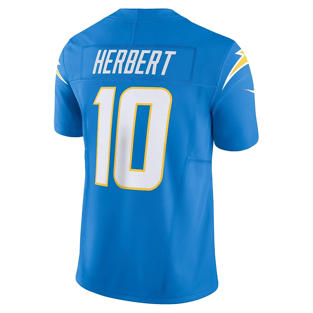 Zennovawear Justin Herbert Los Angeles Chargers Vapor FUSE. Limited Jersey - Powder Blue