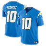 Zennovawear Justin Herbert Los Angeles Chargers Team Vapor FUSE. Stitched Limited Jersey - Powder Blue