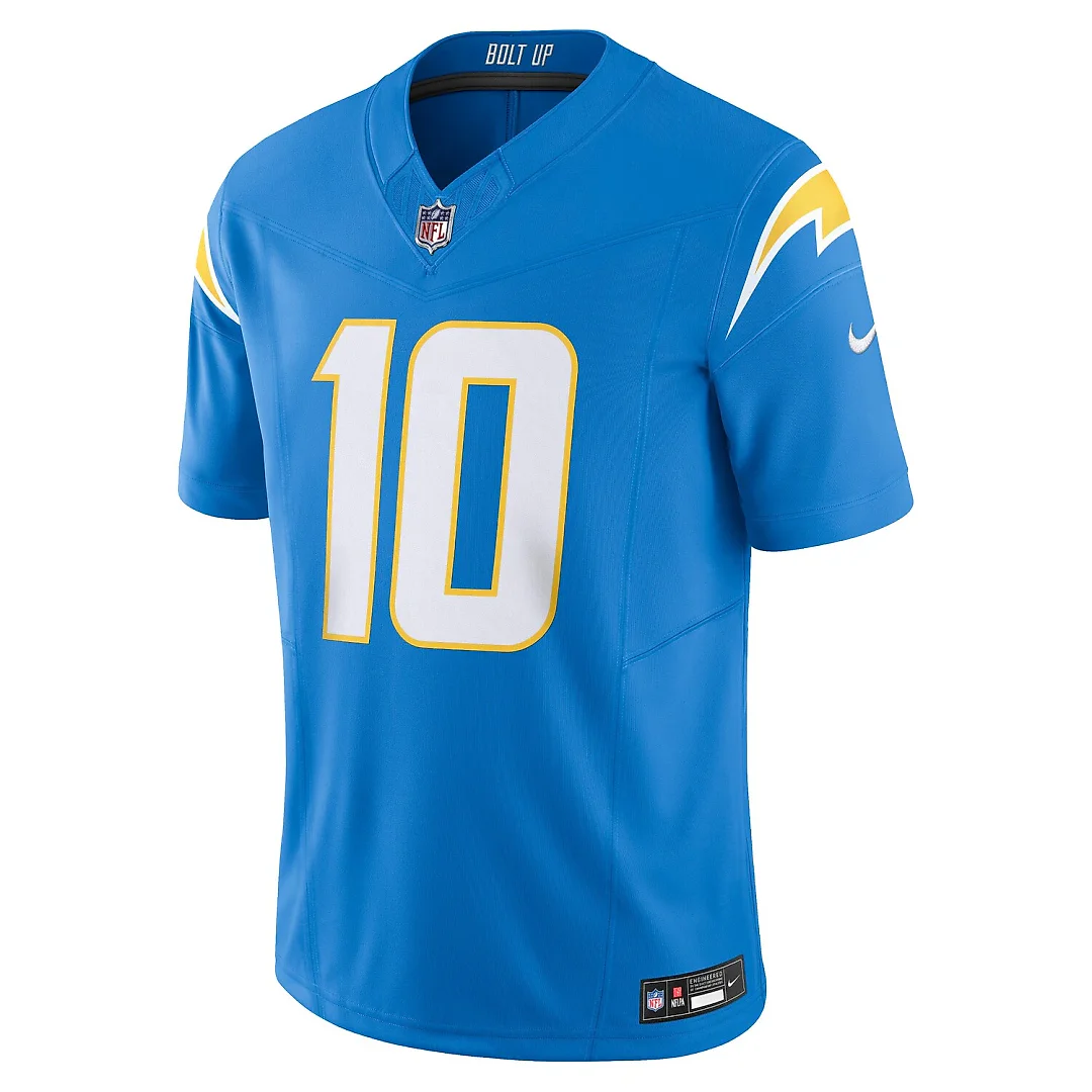 Zennovawear Justin Herbert Los Angeles Chargers Vapor FUSE. Limited Jersey - Powder Blue