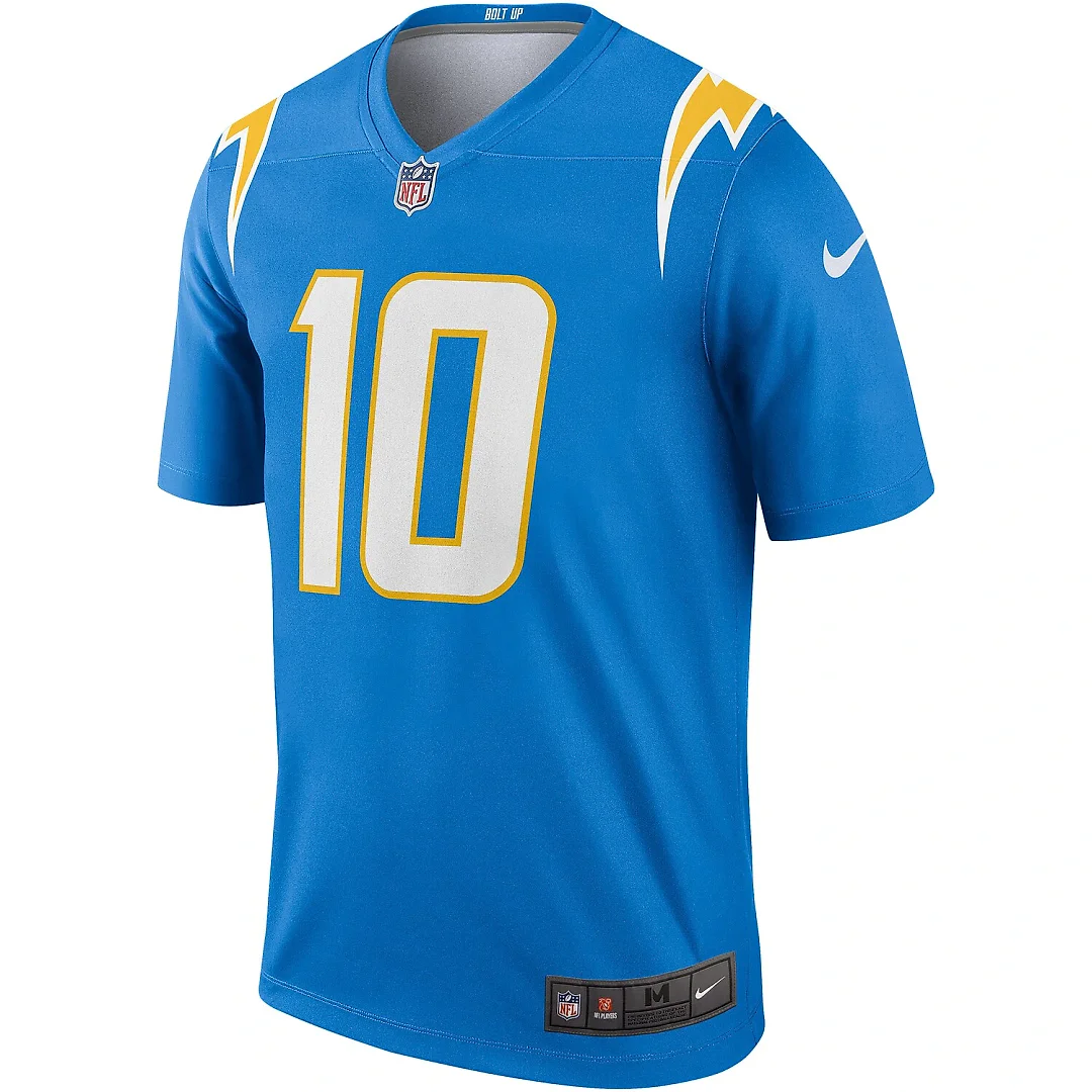 Zennovawear Justin Herbert Los Angeles Chargers Legend Player Performance Top - Powder Blue