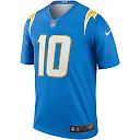 Zennovawear Justin Herbert Los Angeles Chargers Legend Player Performance Top - Powder Blue