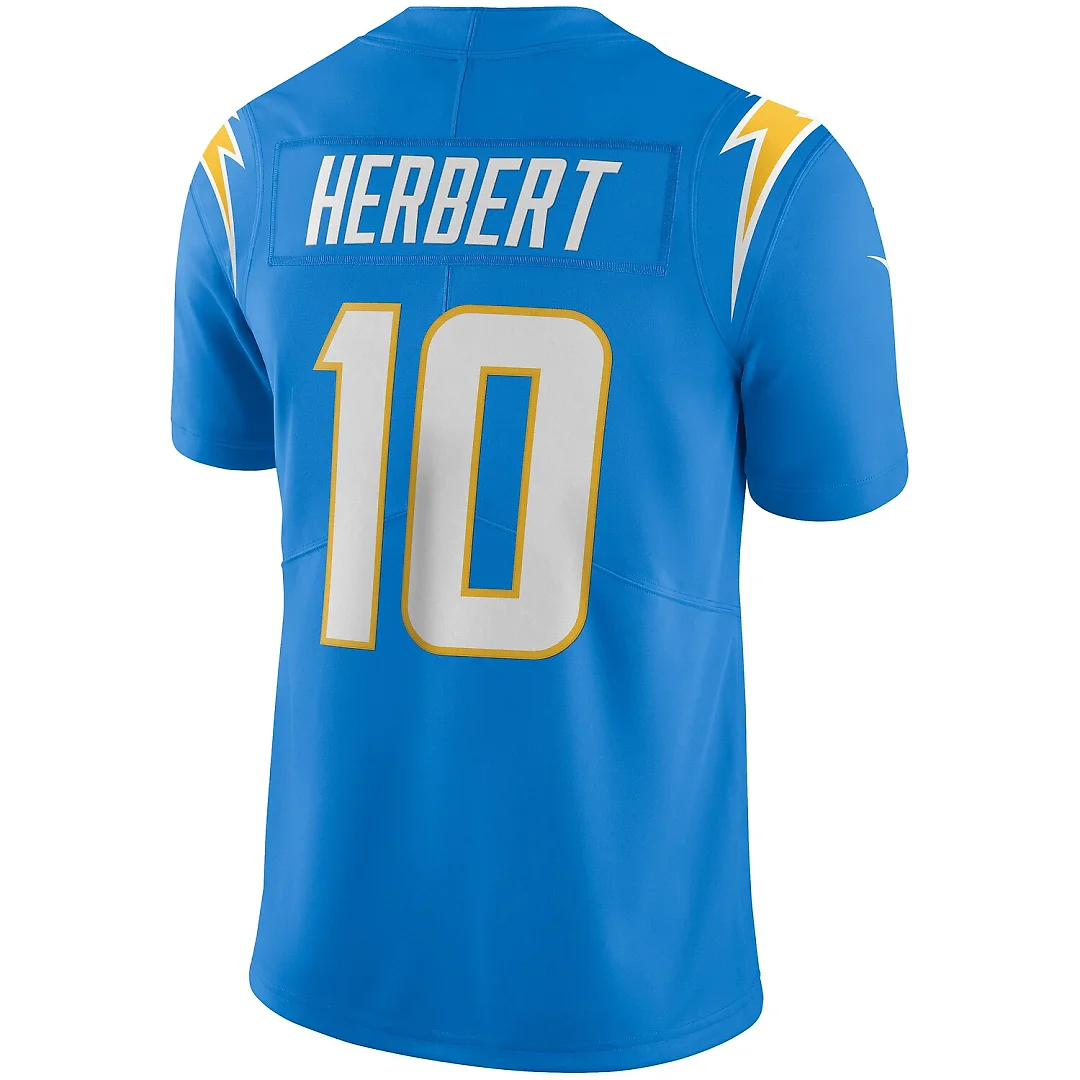 Zennovawear Justin Herbert Los Angeles Chargers Vapor Limited Jersey - Powder Blue