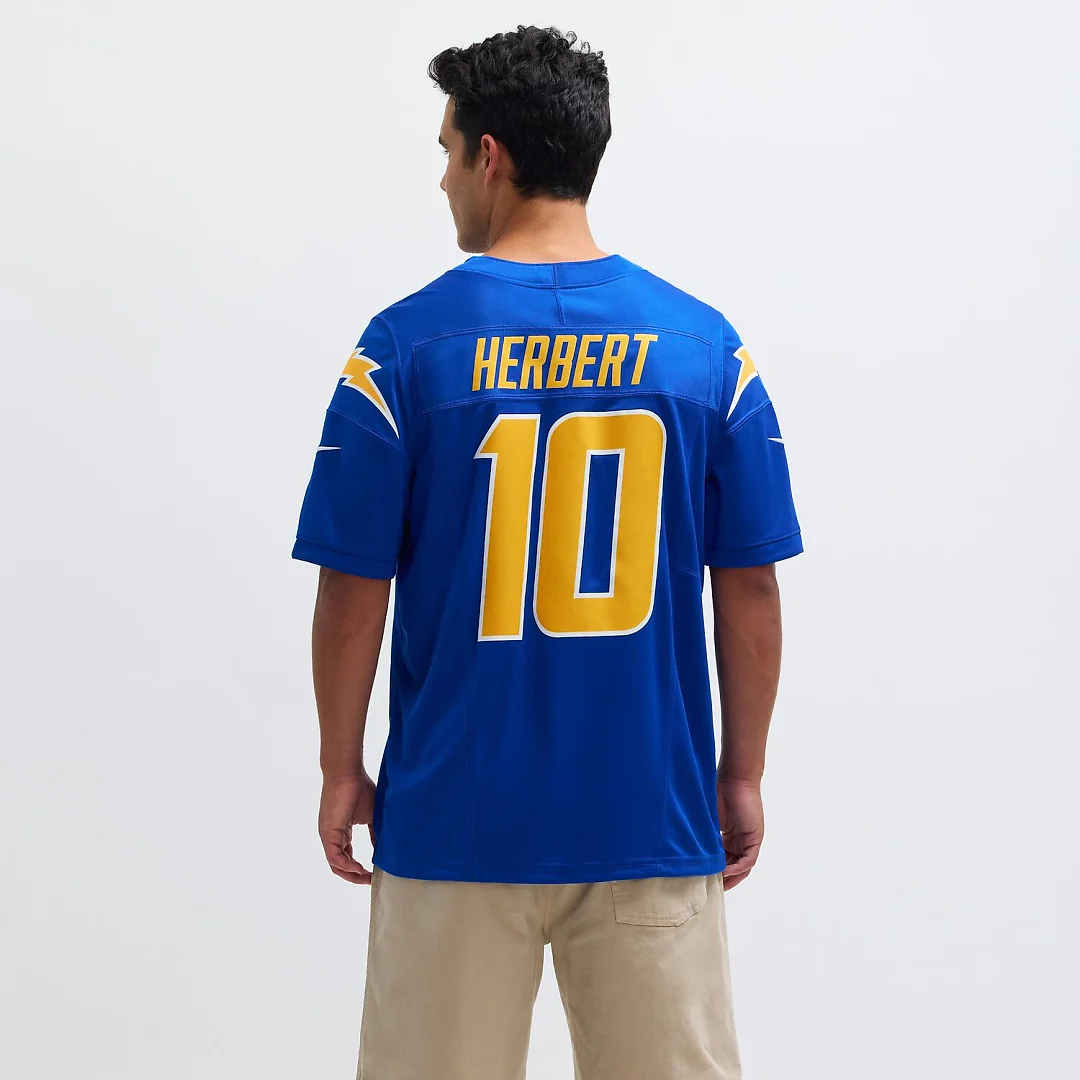 Zennovawear Justin Herbert Los Angeles Chargers Vapor FUSE. Limited Jersey - Royal