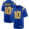 Zennovawear Justin Herbert Los Angeles Chargers Alternate Game Jersey - Royal
