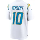 Zennovawear Justin Herbert Los Angeles Chargers Game Jersey - White