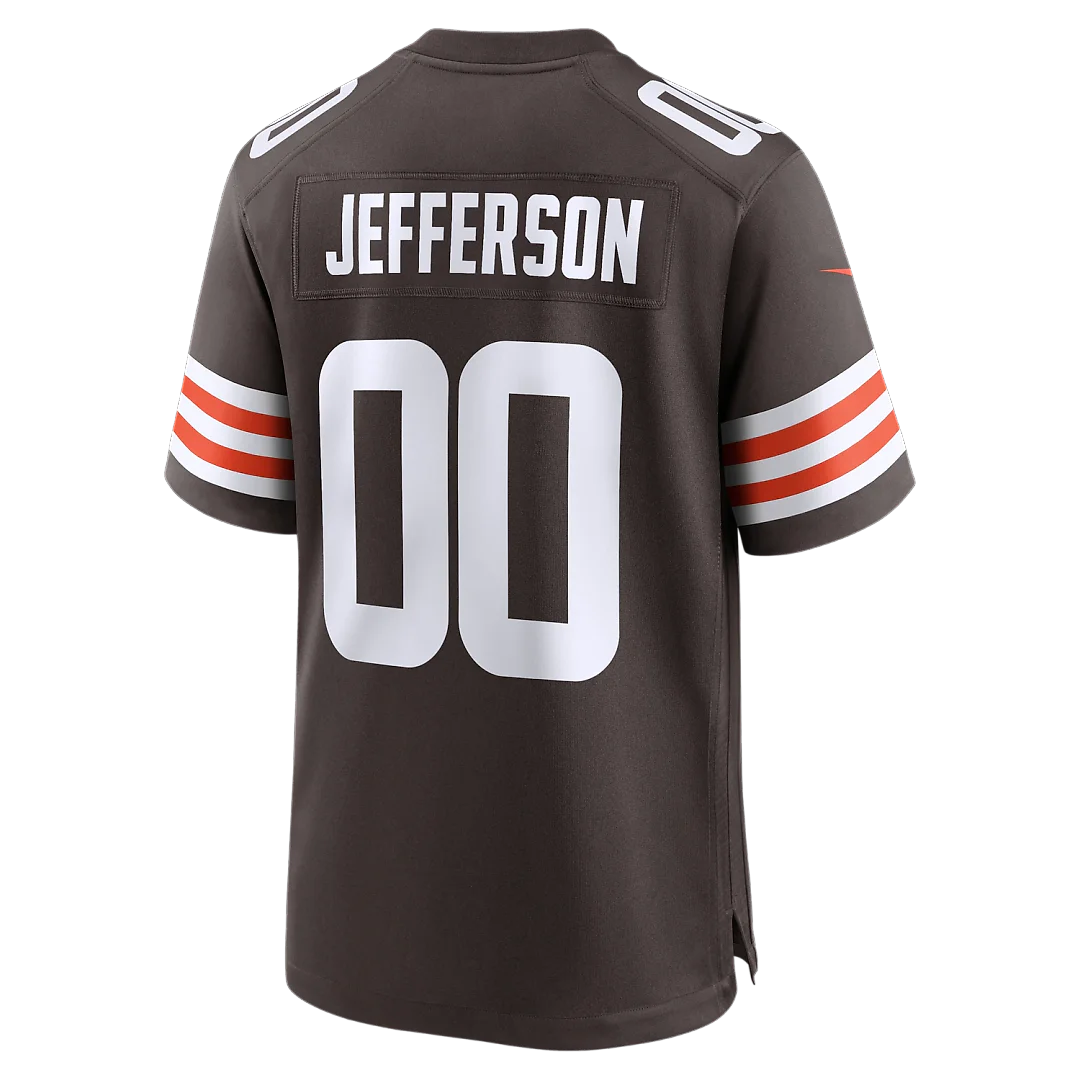 Zennovawear Justin Jefferson Cleveland Browns Game Jersey - Brown