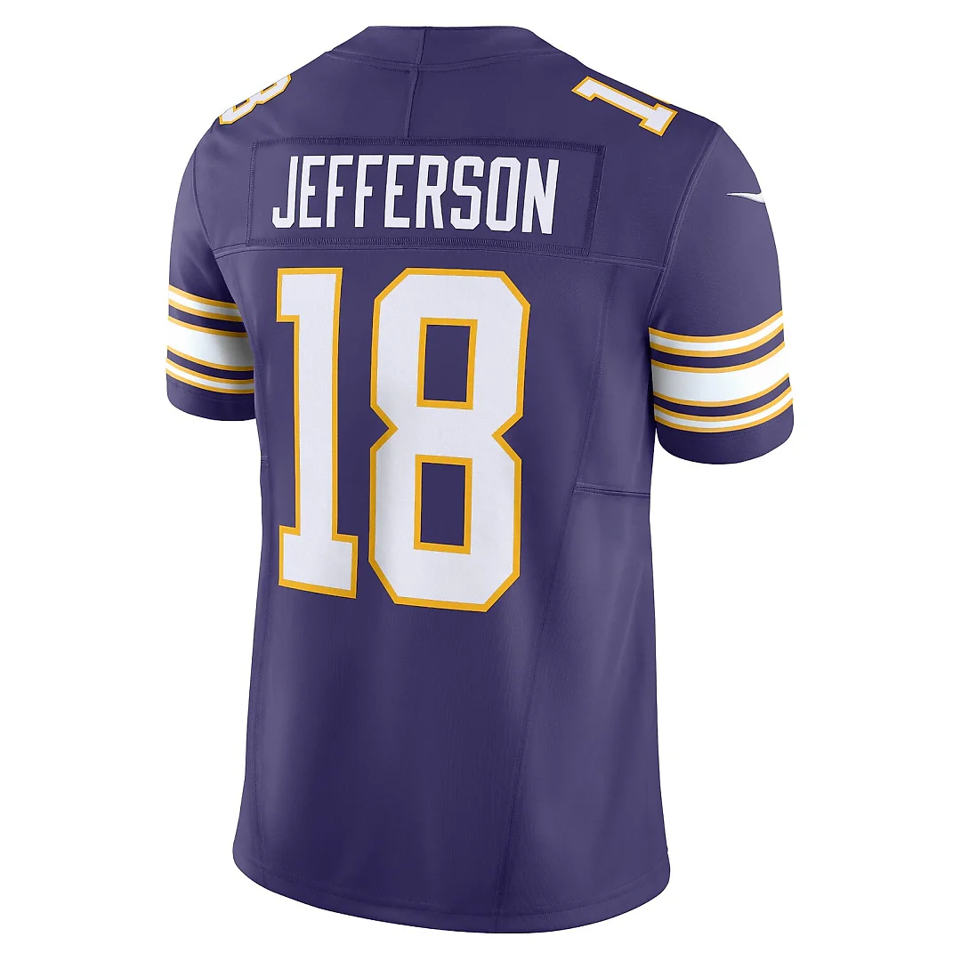 Zennovawear Justin Jefferson Minnesota Vikings Vapor FUSE. Limited Jersey - Purple