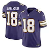Zennovawear Justin Jefferson Minnesota Vikings Vapor FUSE. Limited Jersey - Purple