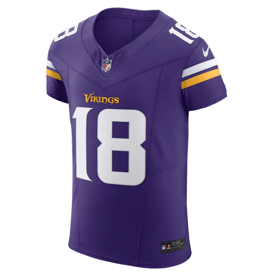 Zennovawear Justin Jefferson Minnesota Vikings Team Vapor FUSE. Elite Jersey - Purple
