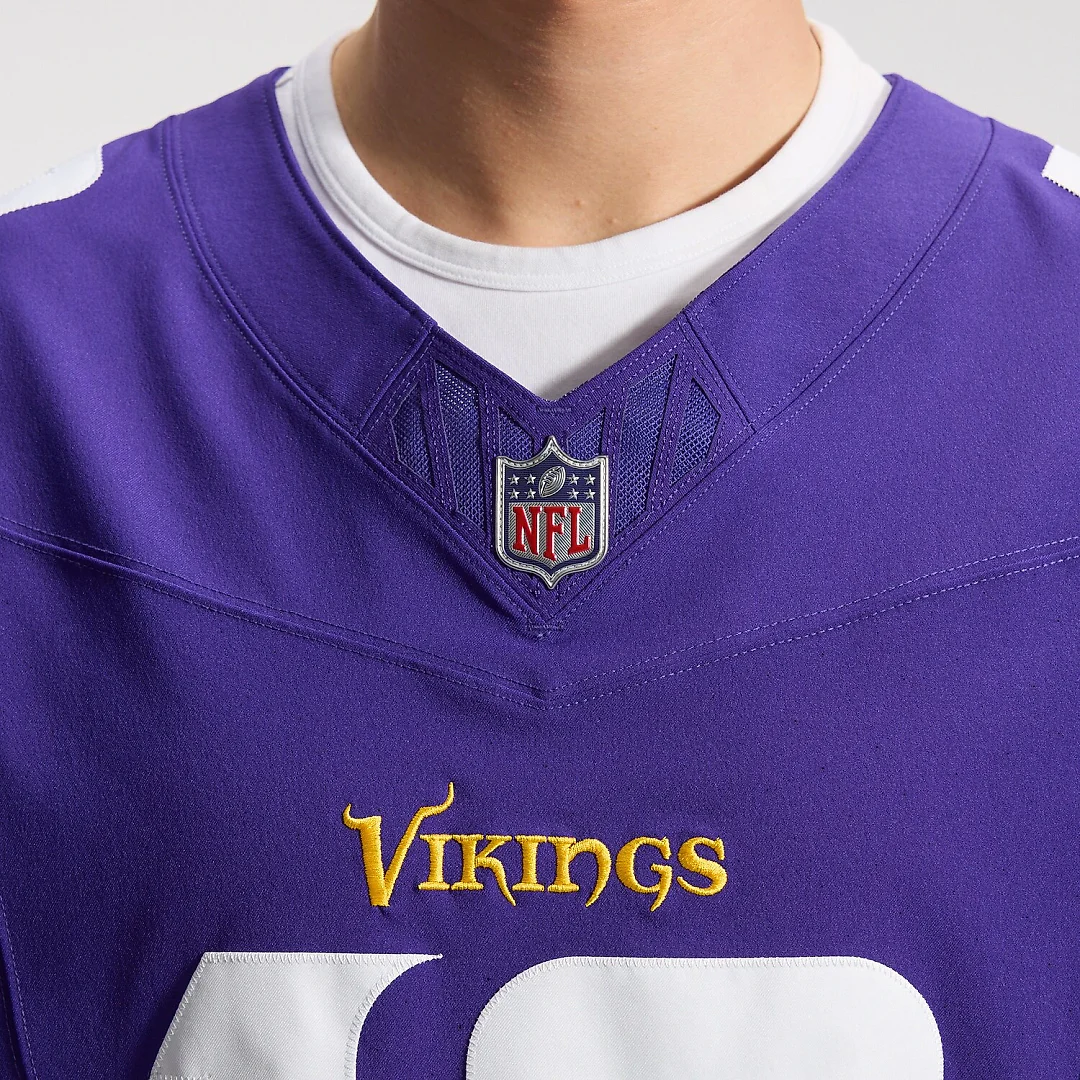 Zennovawear Justin Jefferson Minnesota Vikings Team Vapor FUSE. Elite Jersey - Purple