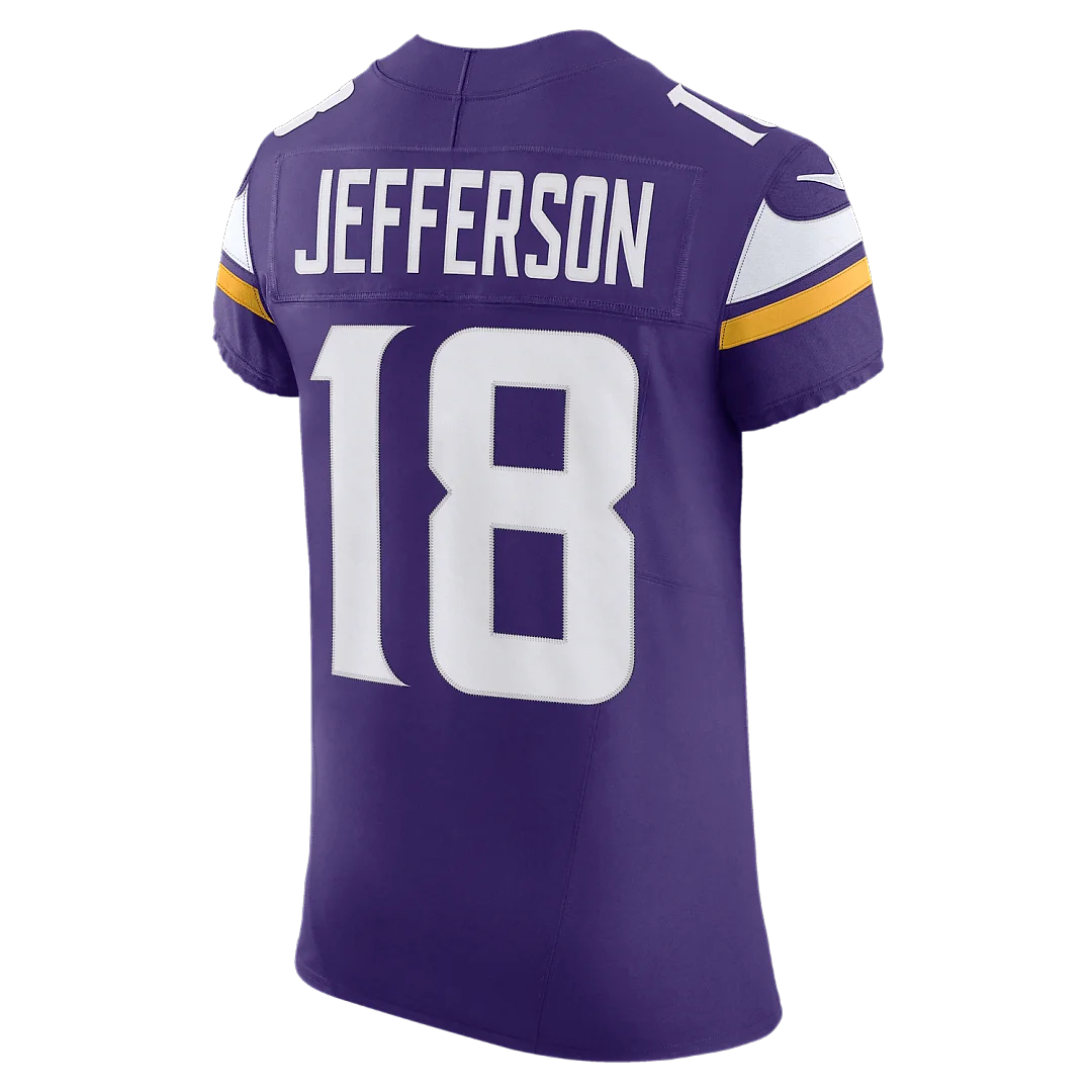 Zennovawear Justin Jefferson Minnesota Vikings Team Vapor FUSE. Elite Jersey - Purple