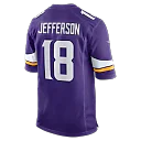 Zennovawear Justin Jefferson Minnesota Vikings Player Game Jersey - Purple