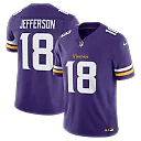 Zennovawear Justin Jefferson Minnesota Vikings Team Vapor FUSE. Stitched Limited Jersey - Purple